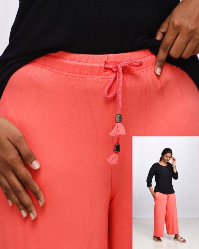 Palazzo Pant - Peach - Image 3