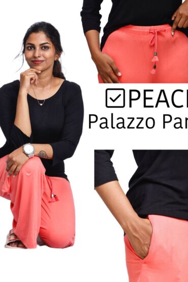 Palazzo Pant - Peach