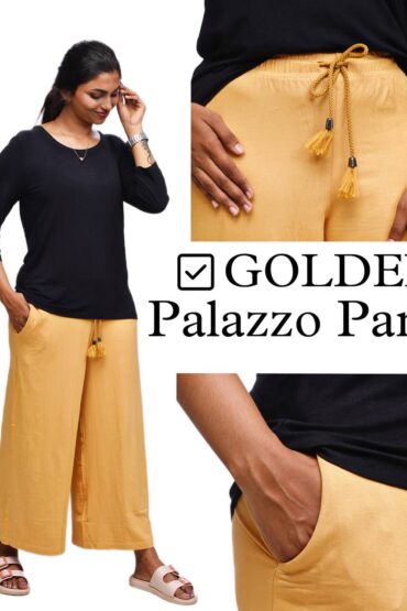 Palazzo Pant - Golden