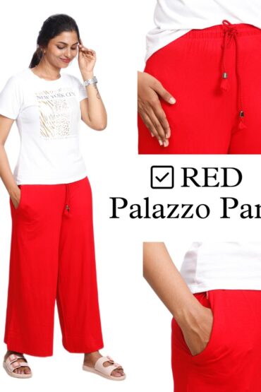 Palazzo Pant - Red