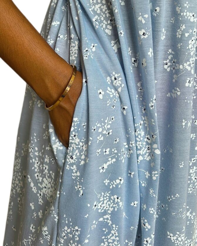 Maternity Maxi - WHITE PLANT - Image 3