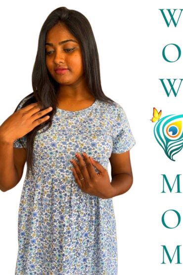 Maternity Dress - FLOWER DIAMONDS