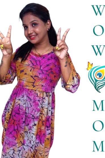 Maternity 3/4th  - Rani Embossed