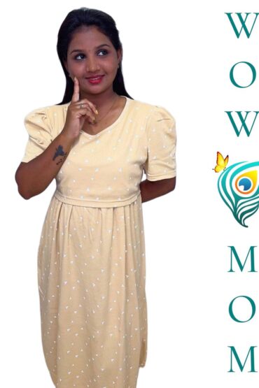 Maternity Dress - English Yellow