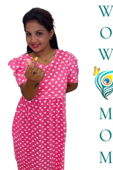 Maternity Dress - Pinky Heart