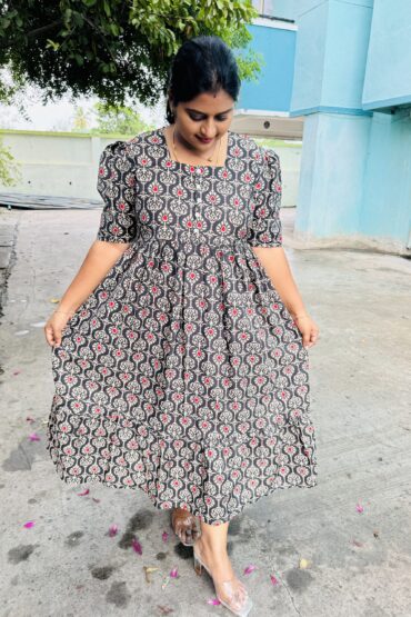 Cotton Maxi’s - Blackish Red Heart