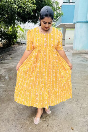Cotton Maxi’s - Yellow blossoms