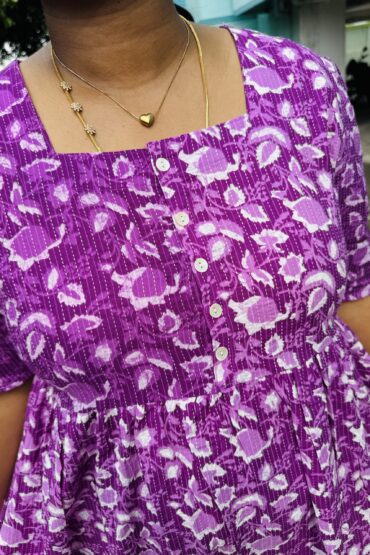 Cotton Maxi’s - Floral Purple