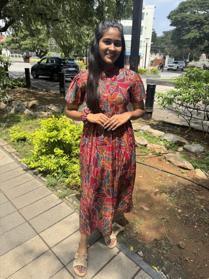 Maroon Colourful Double Zip Kurti - Image 7