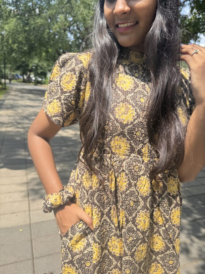 Chocolate Rangoli Double Zip Kurti - Image 6