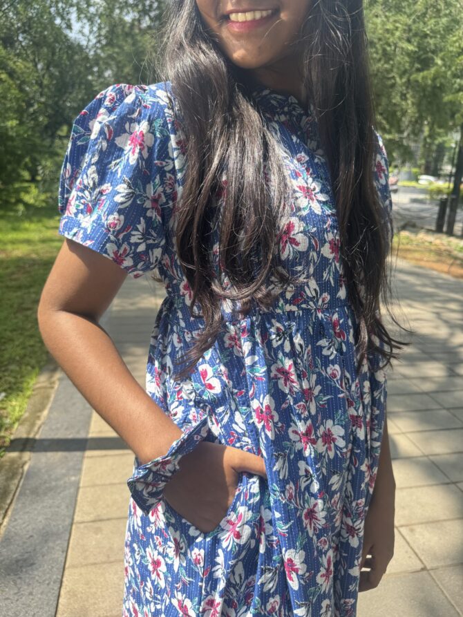 Royal Floral Double Zip Kurti - Image 5