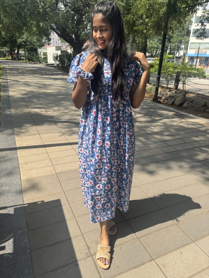 Royal Floral Double Zip Kurti - Image 10