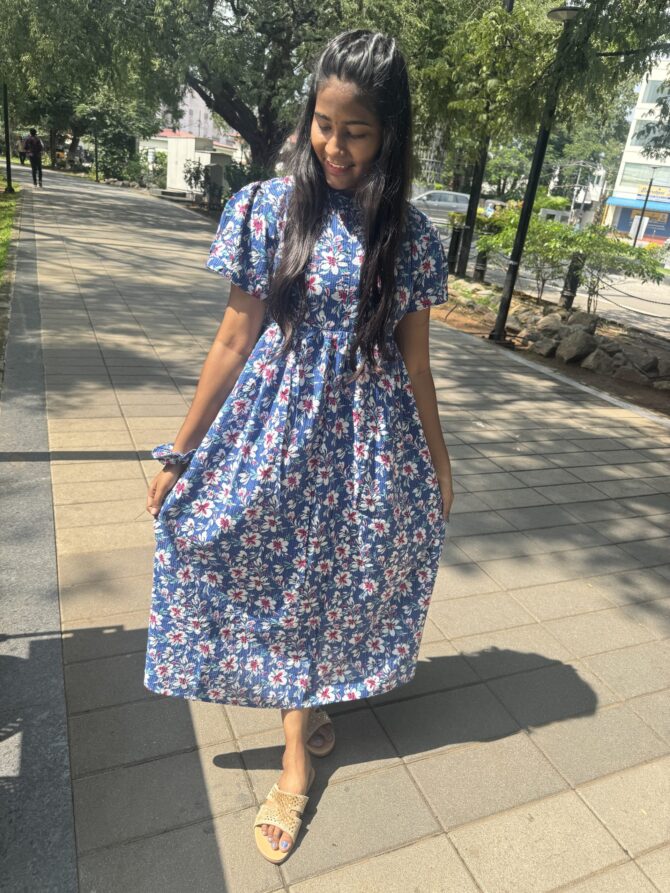 Royal Floral Double Zip Kurti - Image 7