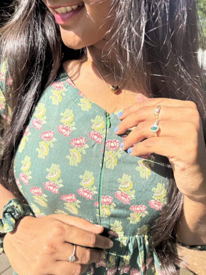 Lotus Greenie Centre Zip Kurti - Image 2