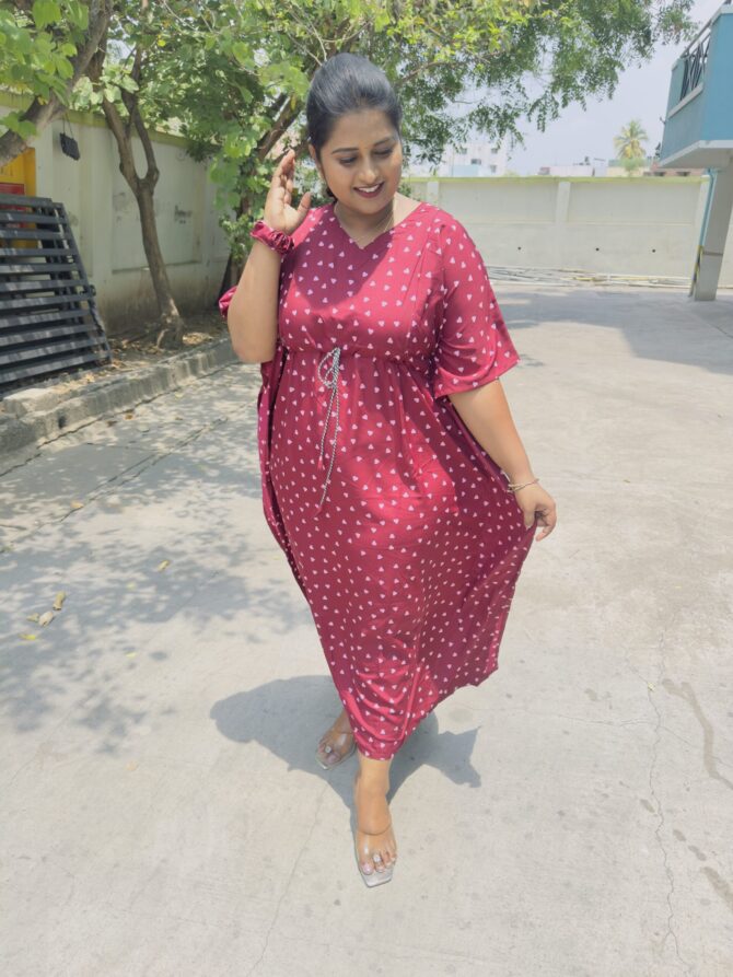 Meroon Hearty  Kaftan Maternity Maxi’s - Image 2