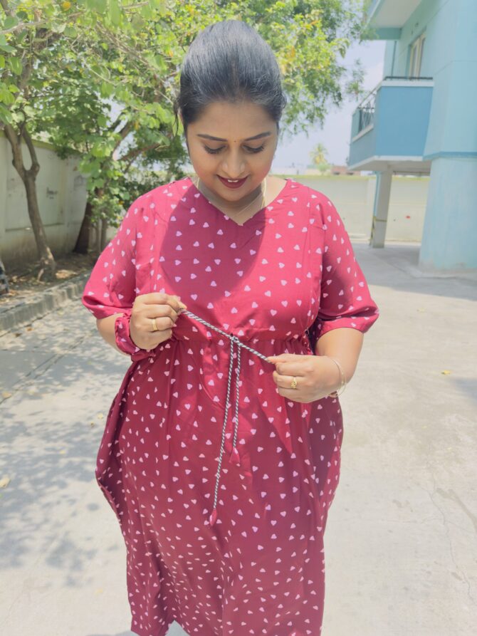 Meroon Hearty  Kaftan Maternity Maxi’s - Image 6