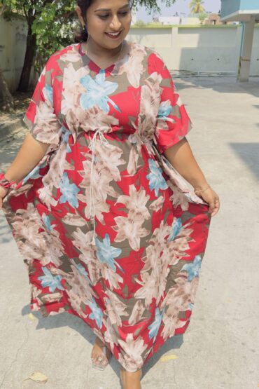 Marony Floral  Kaftan Maternity Maxi’s