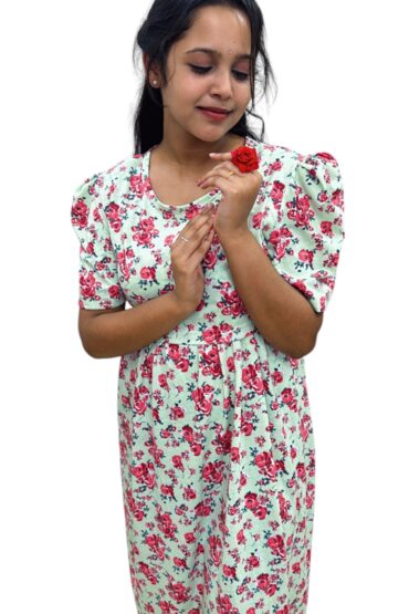 Maternity Dress - Rose Garden