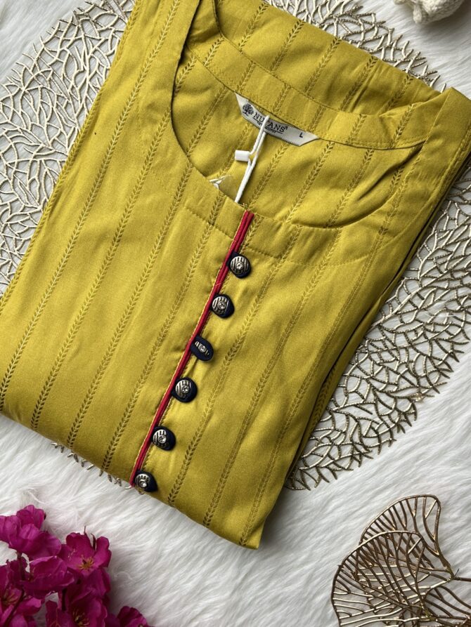 Yellow Three Flair Anarkali - Image 7