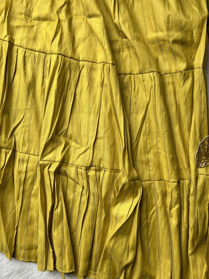 Yellow Three Flair Anarkali - Image 2