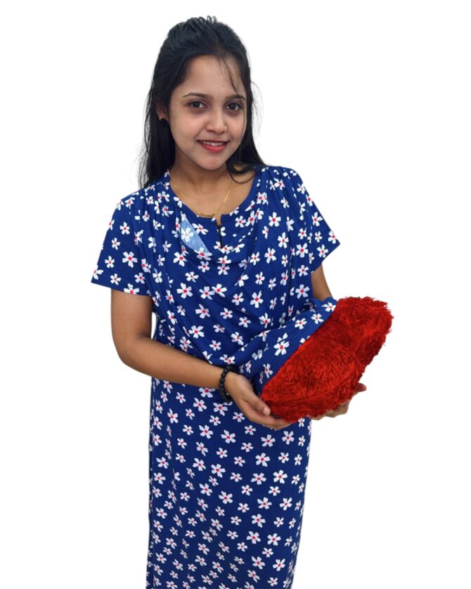 Navy white Florals - Image 6