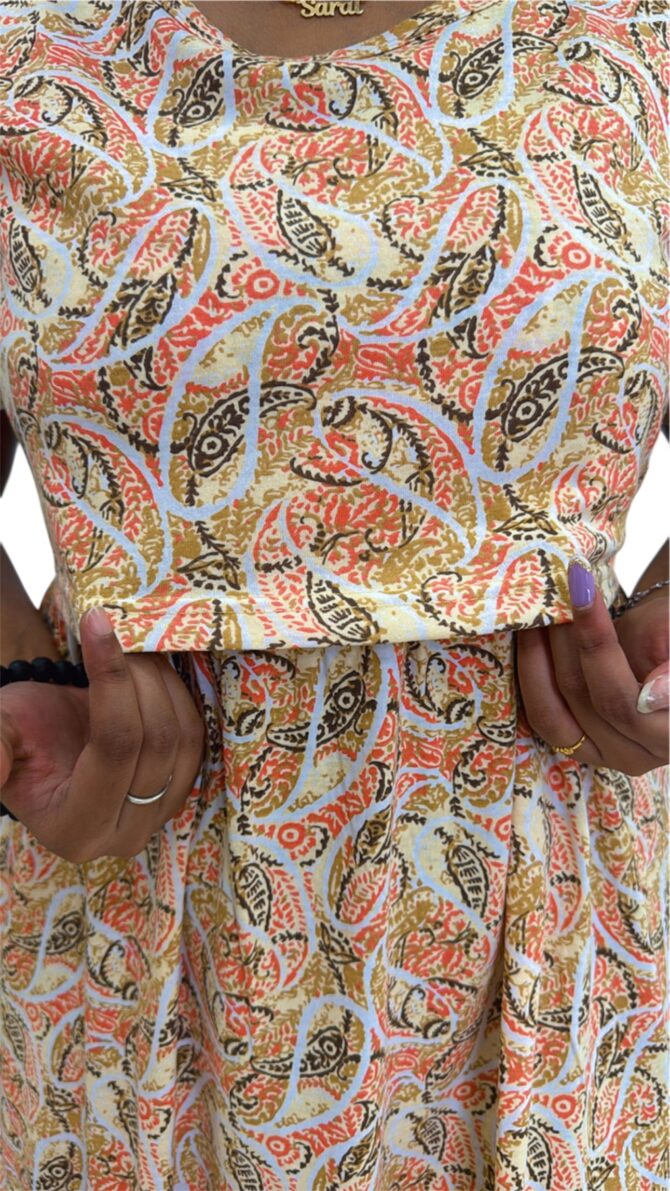 Maternity Maxi – Creamy Rangoli - Image 7