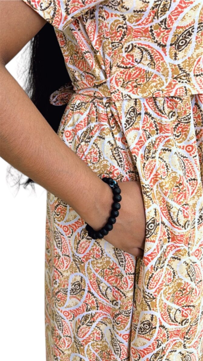 Maternity Maxi – Creamy Rangoli - Image 3