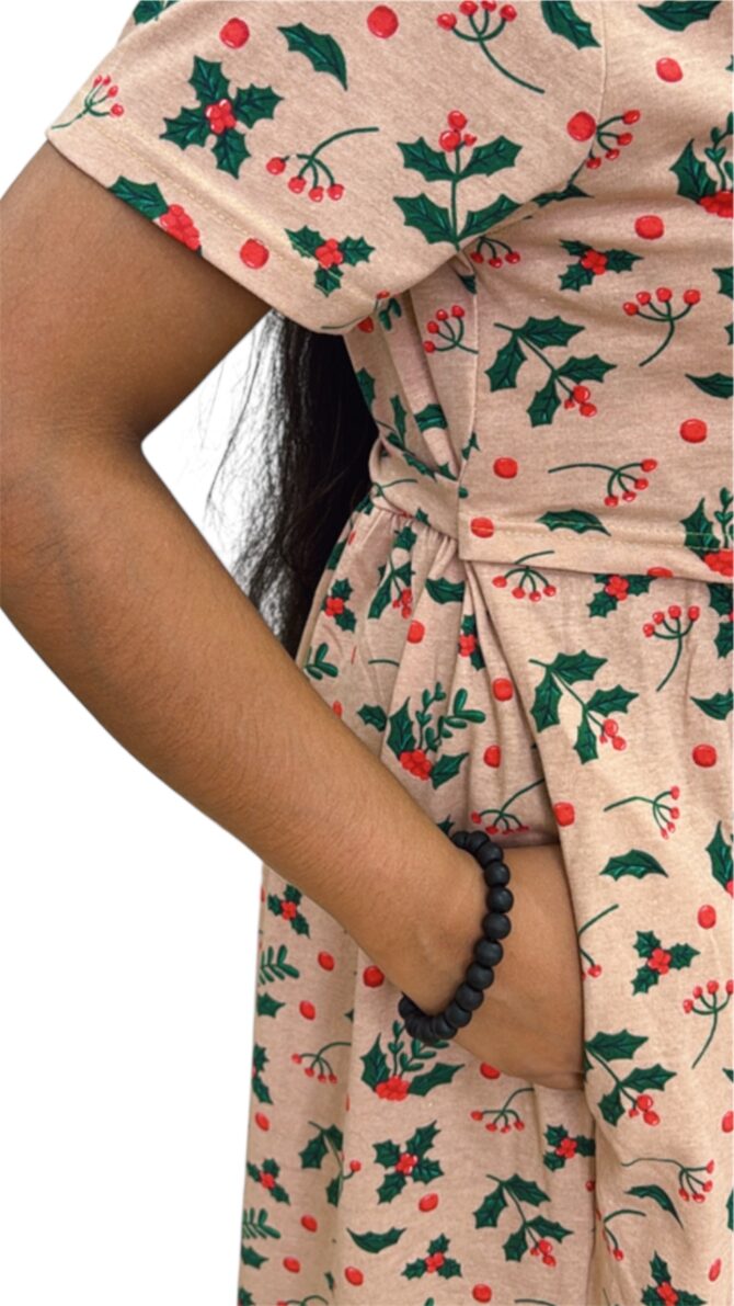 Maternity Maxi – Cherry Globe - Image 7