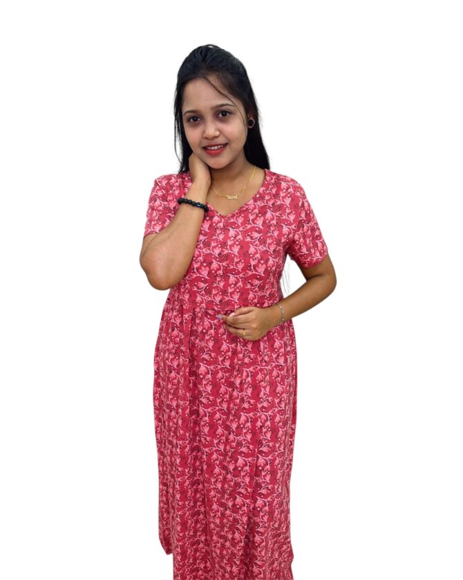 Maternity Maxi – Meroon kodi - Image 4