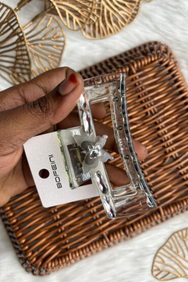 CRYSTAL ACCENT TRANSPARENT CLAW SLIP-OGCC3