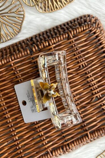 CRYSTAL ACCENT TRANSPARENT CLAW SLIP-OVCC4