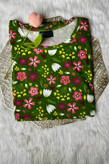 Maternity Maxi – PARROT GREENY