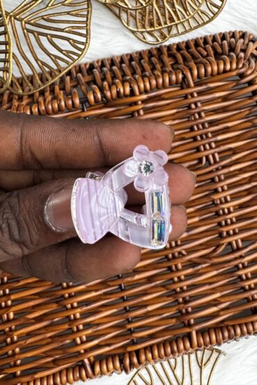 ELEGANT FLORAL CRYSTAL HAIR CLIP-UPUU1