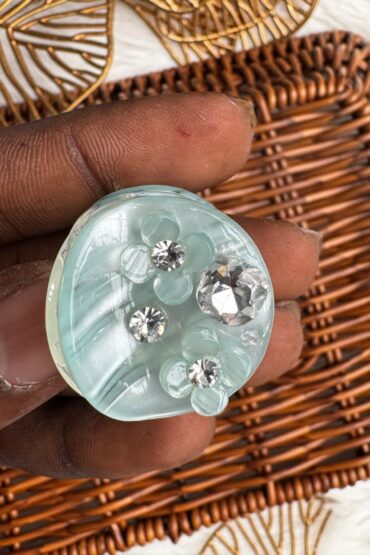 ELEGANT FLORAL CRYSTAL HAIR CLIP-SBSS2