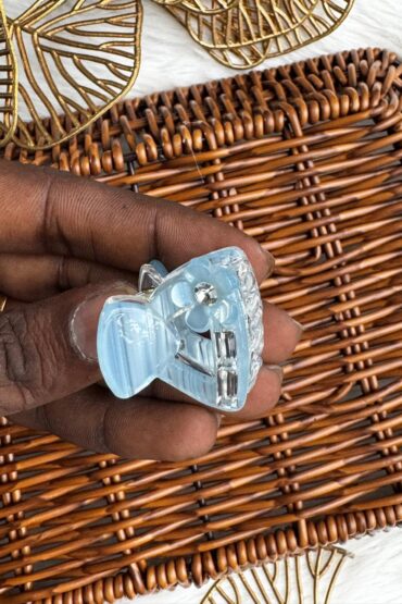 ELEGANT FLORAL CRYSTAL HAIR CLIP-UDUU6