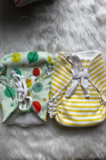 PADDED DIAPER KNOT UNDERWEAR- COMBO1