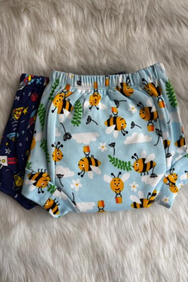 PADDED DIAPER TRUNKS MODEL- COMBO1