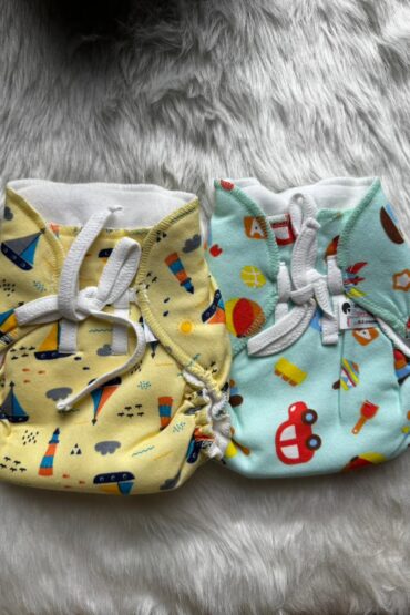 PADDED DIAPER KNOT UNDERWEAR- COMBO2